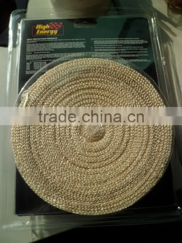 Aluminized 550 degree Fiberglass Exhaust Wrap/Thermal Wrap for Racing