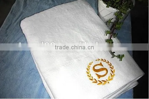 premium in relief embossed logo hotel towels and bath towels