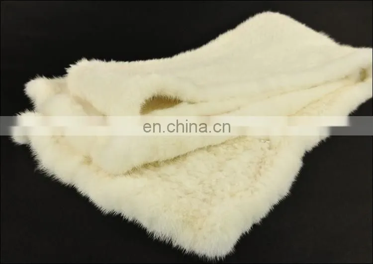 Cheap mink fur scarf factory made promotional china scarf