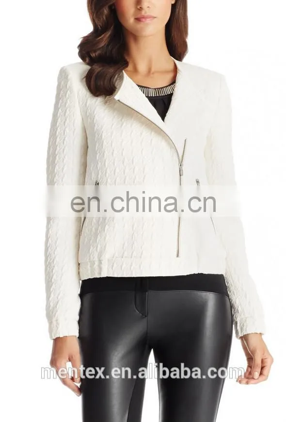 Wool Blend Textured Jacket