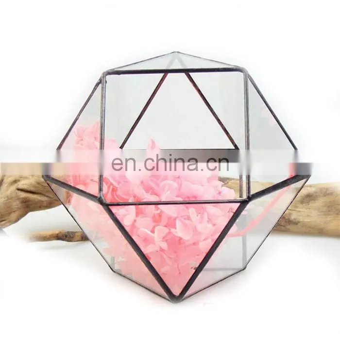 terrarium geometric glass terrarium wholesale Lead-free