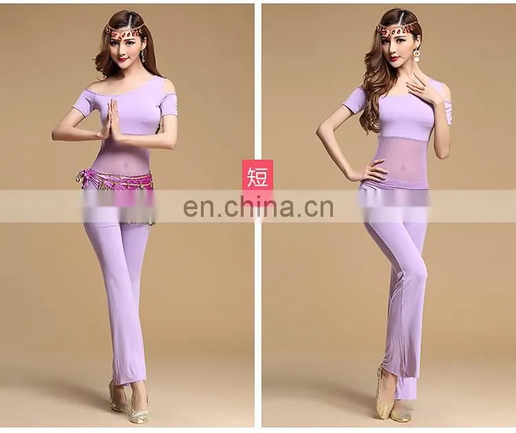 T-5123 High modal comfortable fabric adult short sleeve bellydance wear