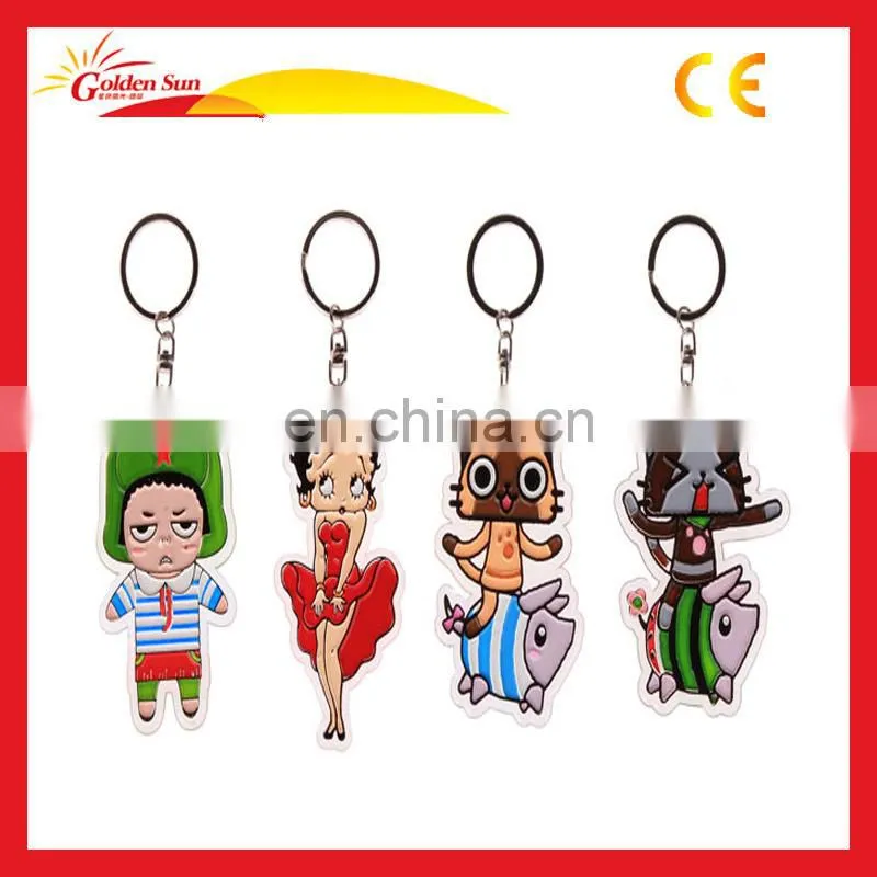 Double Side Plastic Custom Acrylic Keychain
