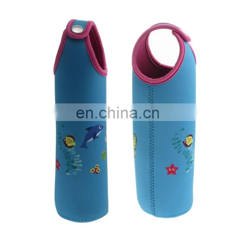 plastic buckle logo custom neoprene can cooler holder