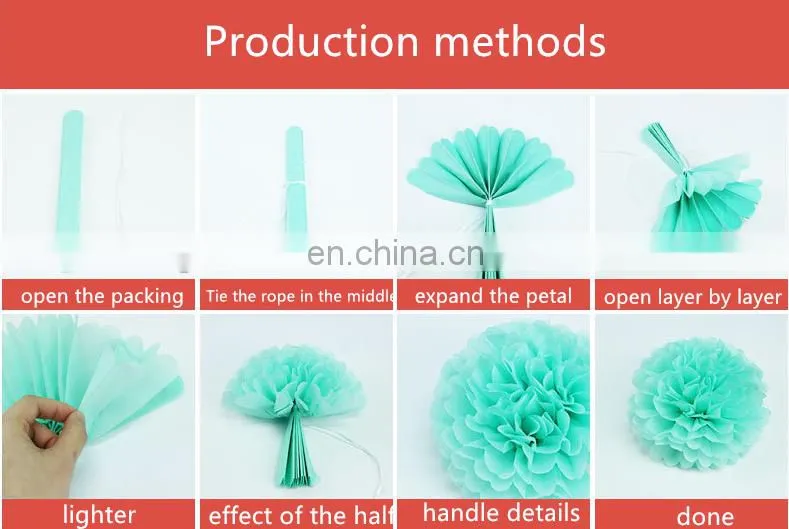 wedding decoration garland,ball flower garland, party decoration
