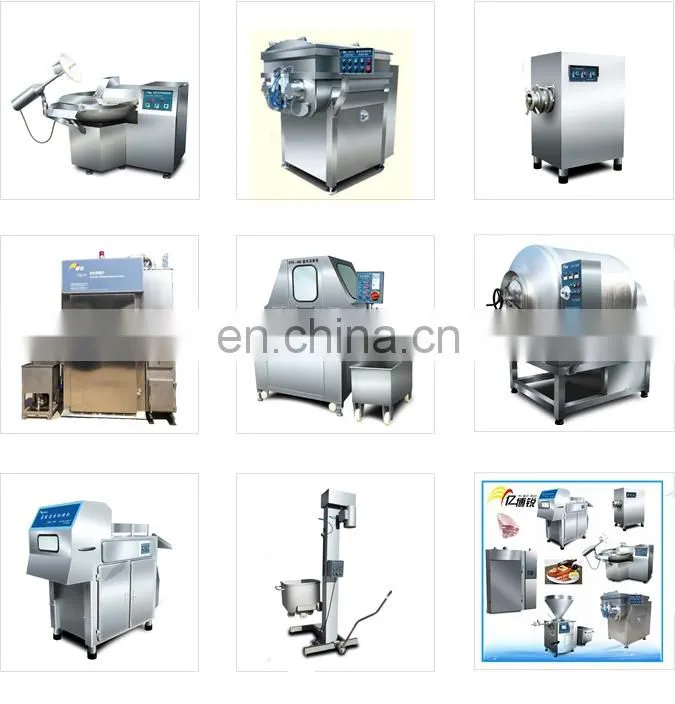 Industrial 200l meat bowl chopper machine
