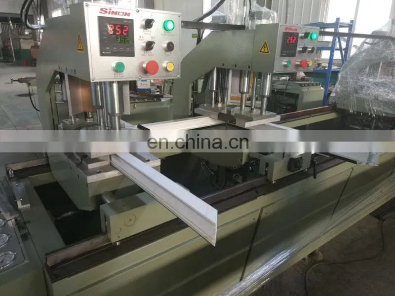 PVC Window Four Head Welding Machinery Plastic Door and Window Making Machine