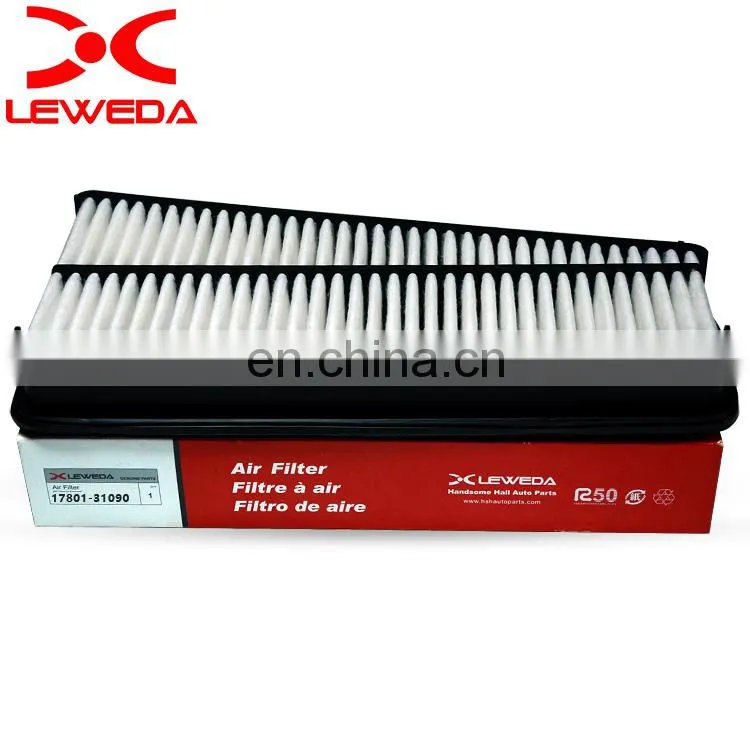 Factory price car engine air filter 17801-31090 auto air filter replacement