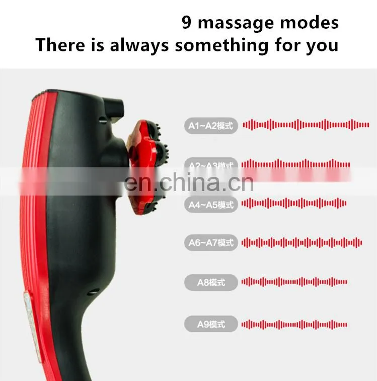 Factory price battery and plug-in handheld muscle electric massage hammer korean massage stick