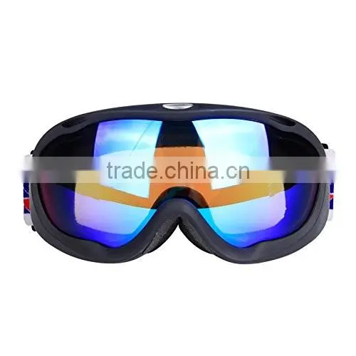 Snowmobile Snowboard Skate Bikeboard Ski Goggles with Wide Vision Anti-fog UV Cut Snow Multicolor Professional Mountain Climbing