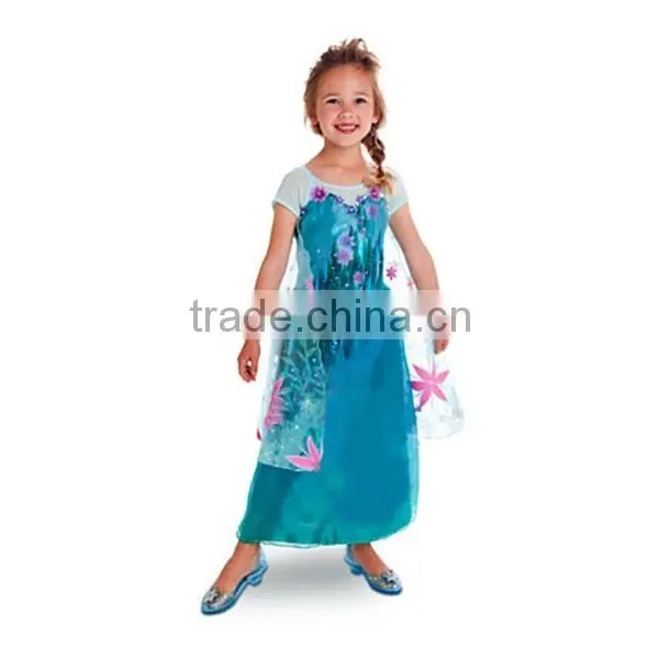 2015 new frozen fever costum anna costume new birthday dress SU056