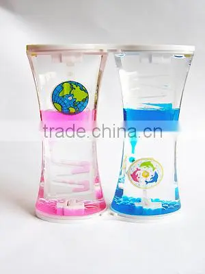 Floating Hourglass, Liquid Sand Timer