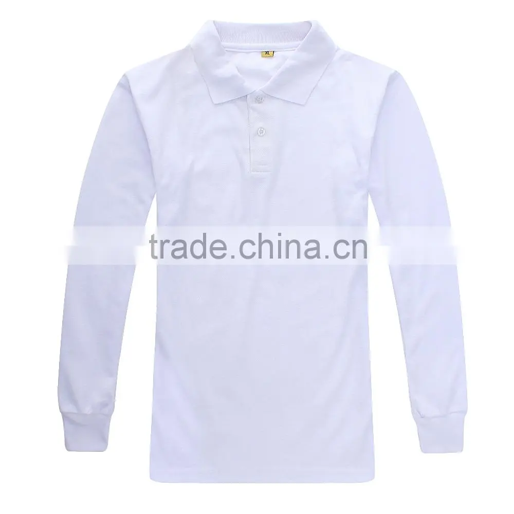 Cheap High Quality Sublimation Pique Lapel T-Shirt