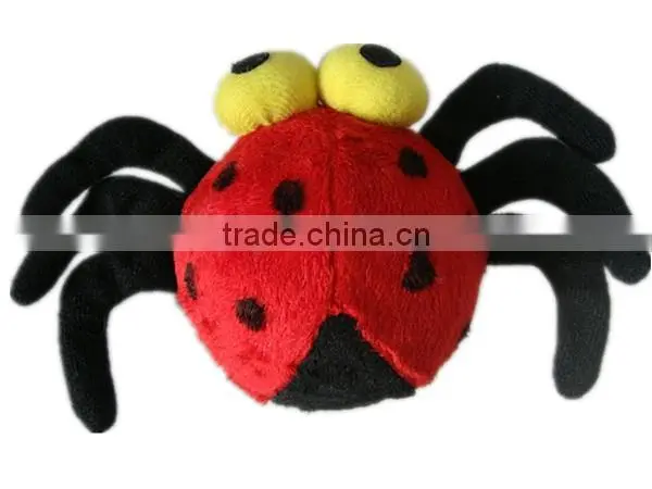 small stuffed plush spider toy