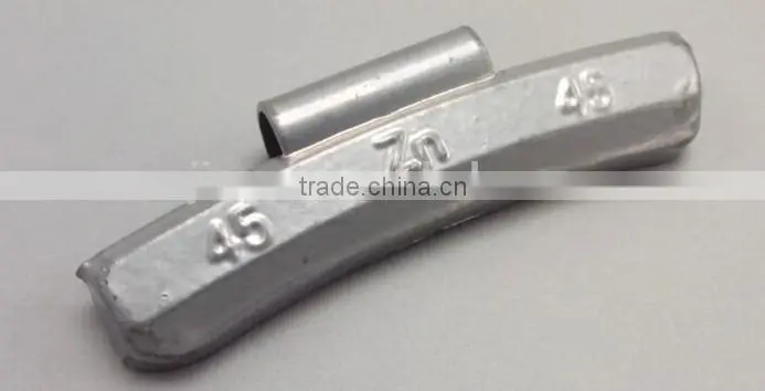 zinc hook type wheel weight for passenger car