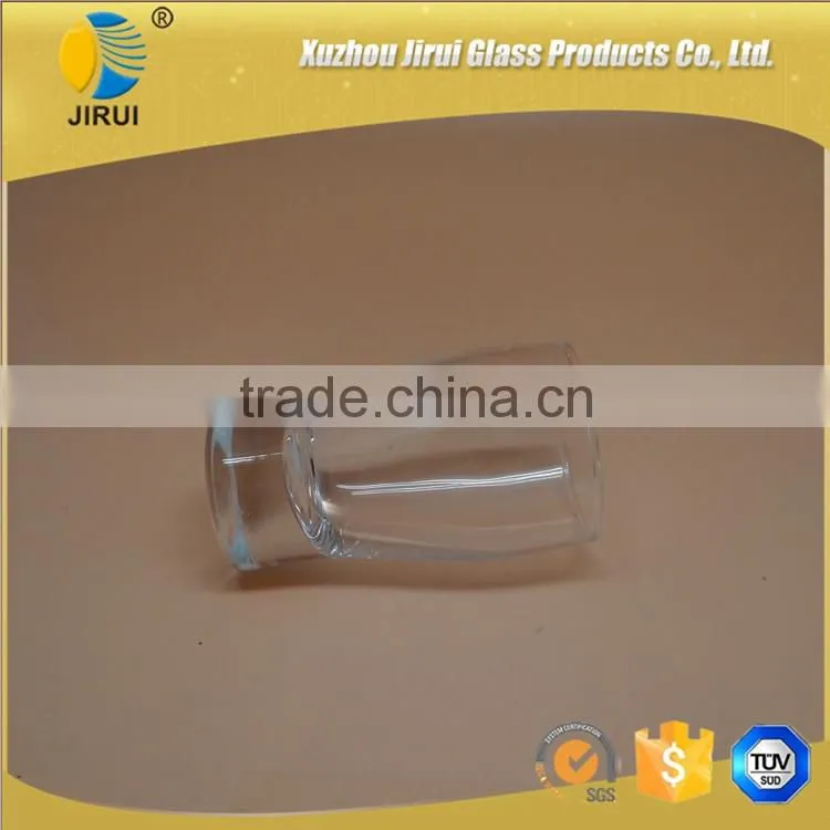 60ml clear round glass cup