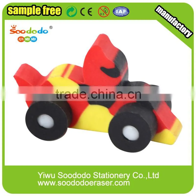 Cute rubber truck erasers