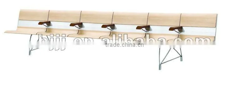 public high quality stainless steel 304 lounge chair waiting chair H60