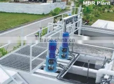 water treatment with MBR plant