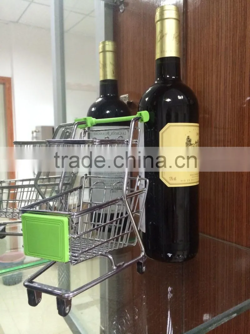 Double Layer Mini Shopping Cart Best Hot Toys For 2015 Christmas Gift Toy Hand Cart 1225