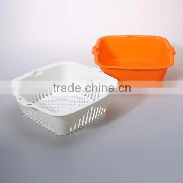 12 Inch Plastic Square Sink Colander