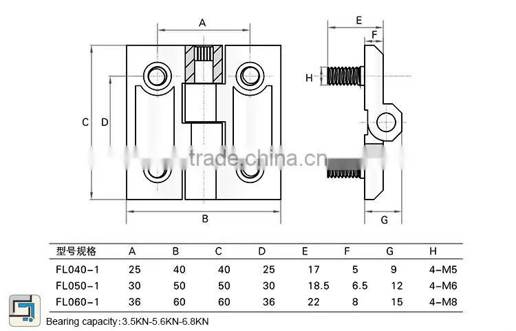 Hot sale NEW stainless door hinge For metal box use