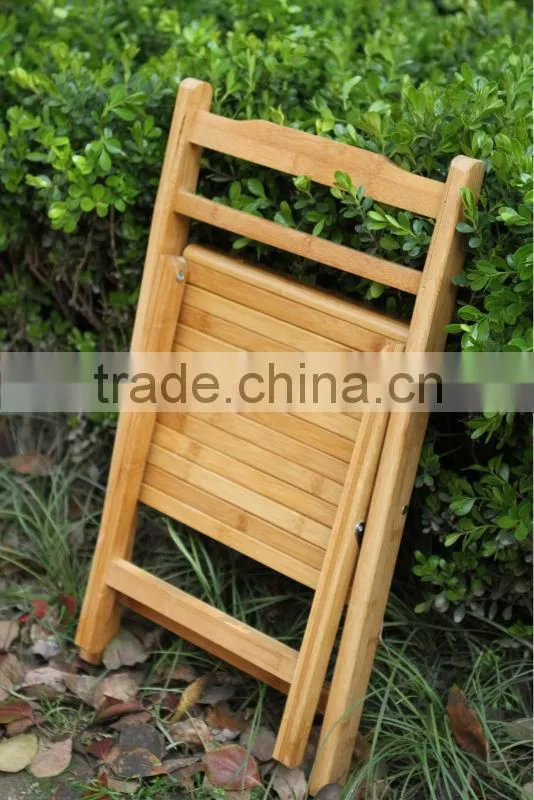 Bamboo folding chair