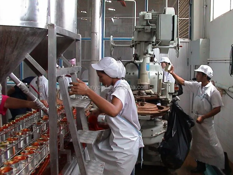 Complete Canned Fish Processing Line / Sardines Canning Machine
