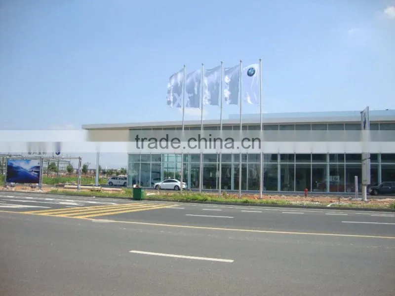 2016 New Stainless Steel Flagpole Modern Metal