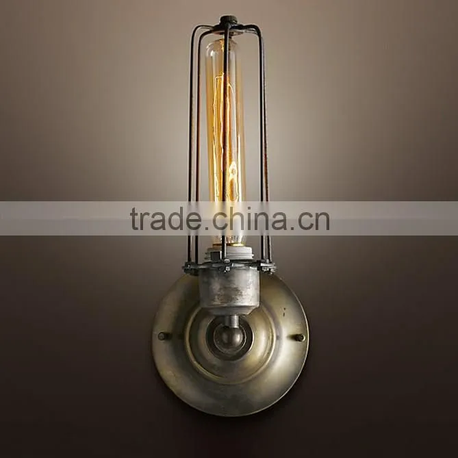 Brass Light Socket Iron Retro Lamps Wall Mounted