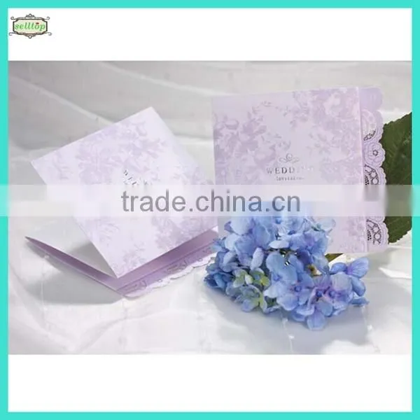 Chinese high quality wedding invitation card 2014