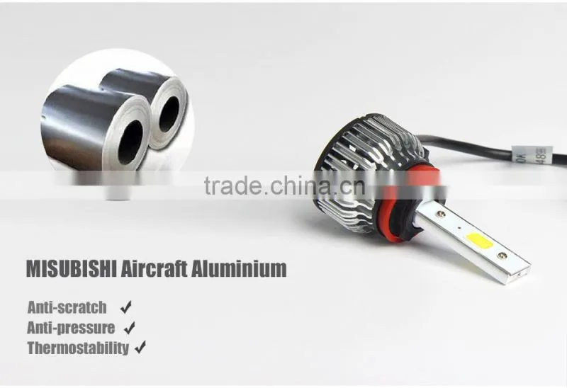 Factory price 25w 3000LM LED headlight bulbs lamp type 12v 24v H4, H7, H8, H9, H11, 9005, 9006 led headlight conversion kit