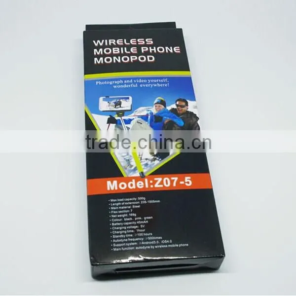 Brand New Z07-5 Wireless Cellphone Monopod Bluetooth Dual System Cheap Price