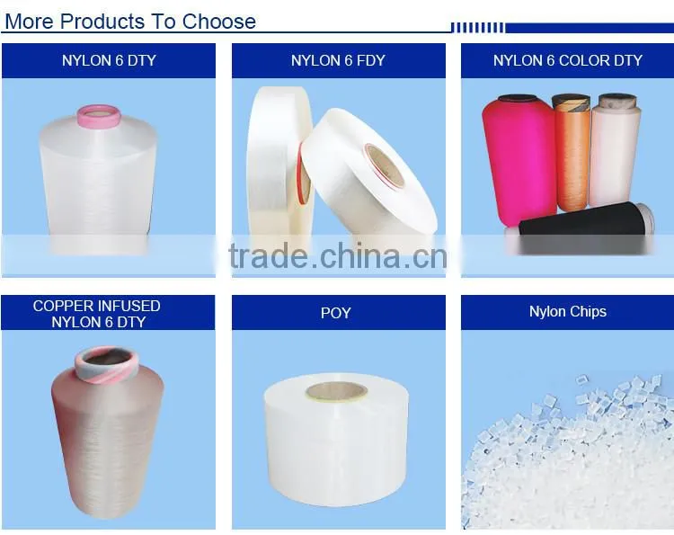 Customized made cheap hank dyed dty nylon yarn