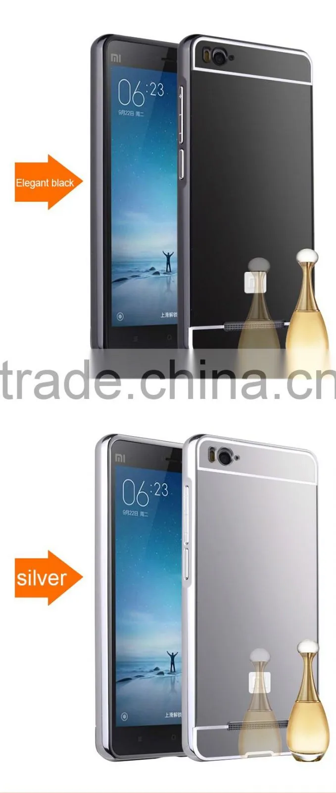 machine making cover for mobile phone metal mirror back bumper case cover for samsung galaxy j7 j5 a7 a8 mirror case