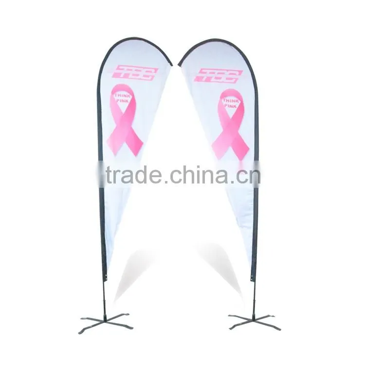 Factory Direct Price Simple Style Customized Tear Drop Wing Banner