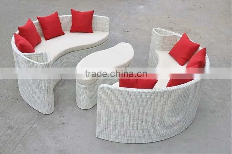 Round Shaped Rattan Outdoor Furniture Personality Leisure Big Round Garden Rattan Furniture