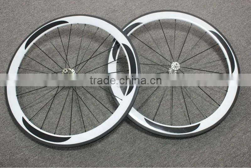 Carbon race wheels 50mm tubular road bike wheelset MT-50T