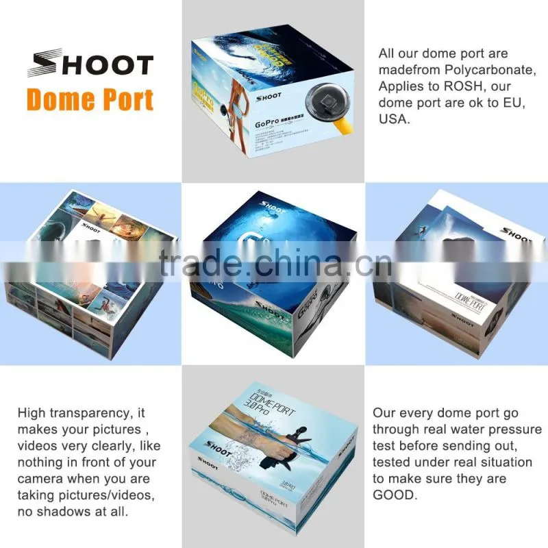 NEW Shoot Dome for GoPro professional version with handhed stabilizing & gopro lcd display holder