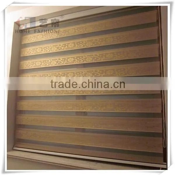 Motorized/Electric/Auto/Chain Day And Night Double Layer Zebra Blinds