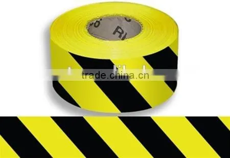 Plastic caution tape, blue and white caution tape