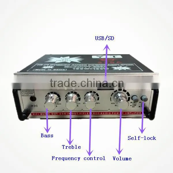 desk home appliance amplifier YT-326A with FM & support CD/DVD/VCD input HOT!!!Top sell
