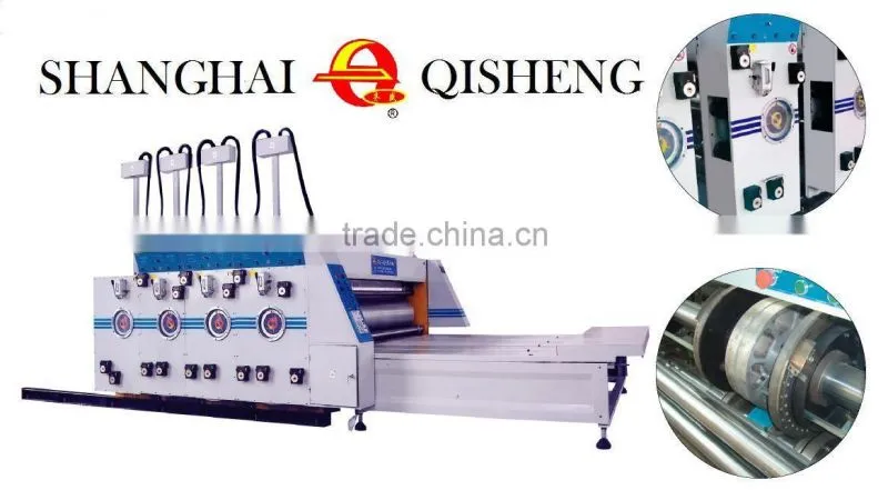 Auotmatic carton packing printing and grooving machine