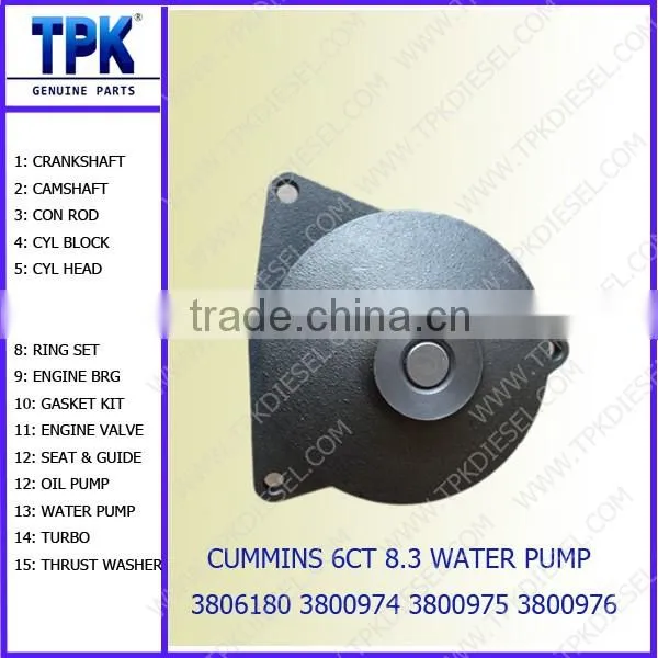 E320B E320C Excavator S6K S6KT Water Pump 34345-00010 5I7693 ME517693 34345-10010