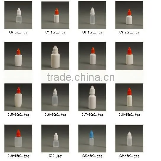 C19 plastic eye drop bottle