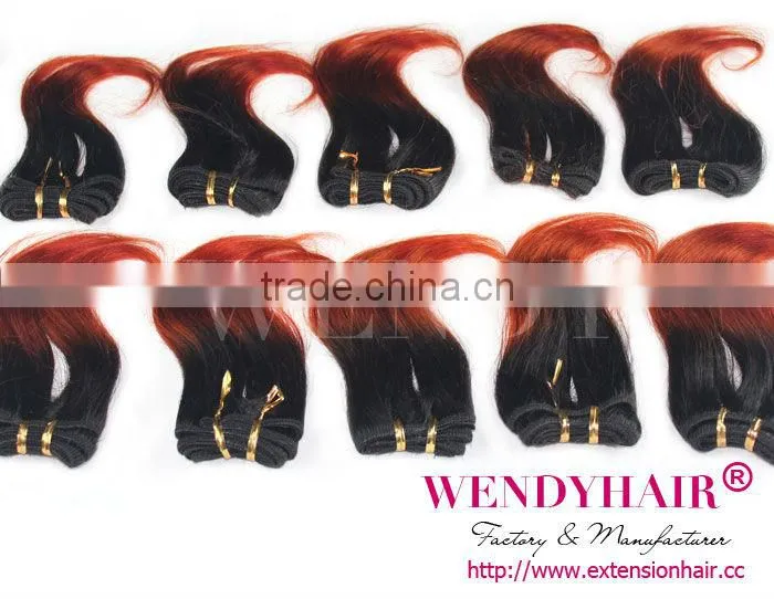 2016 new arrival cheap virgin Malaysian hair 100% human hair red color