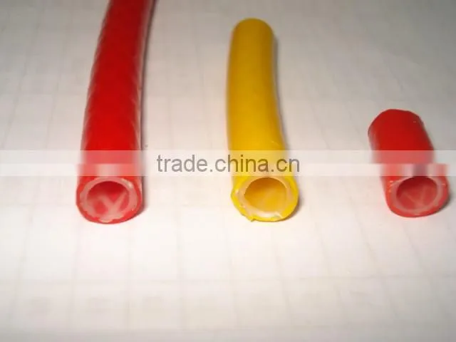 Free sample polyamiade PA reinforced double layer nylon tubing several color( Blue, yellow, Red, black, white)