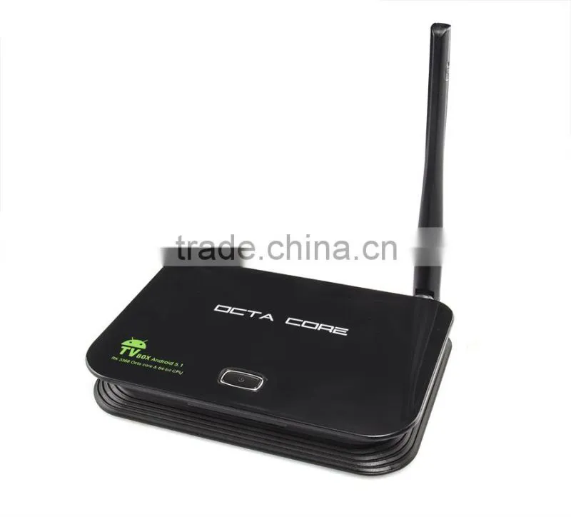 New Arrive Kodi Fully Loaded Z4 RK3368 OCTA Core Android 5.1 Lollipop OS Smart TV Box 2GB/16GB 4K Media Player 5G Wifi