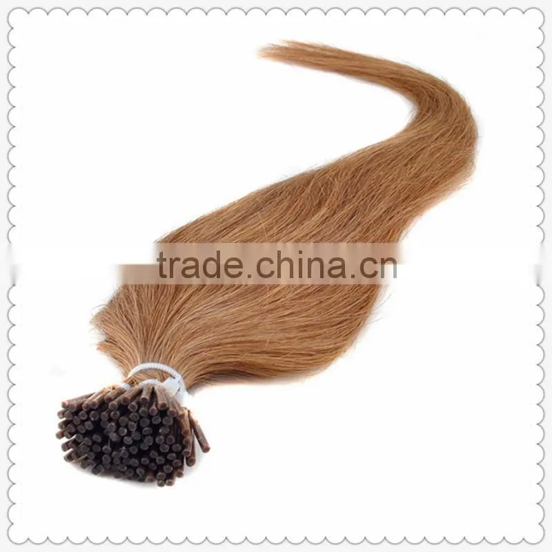 Top selling Virgin Remy Human hair prebonded I tip