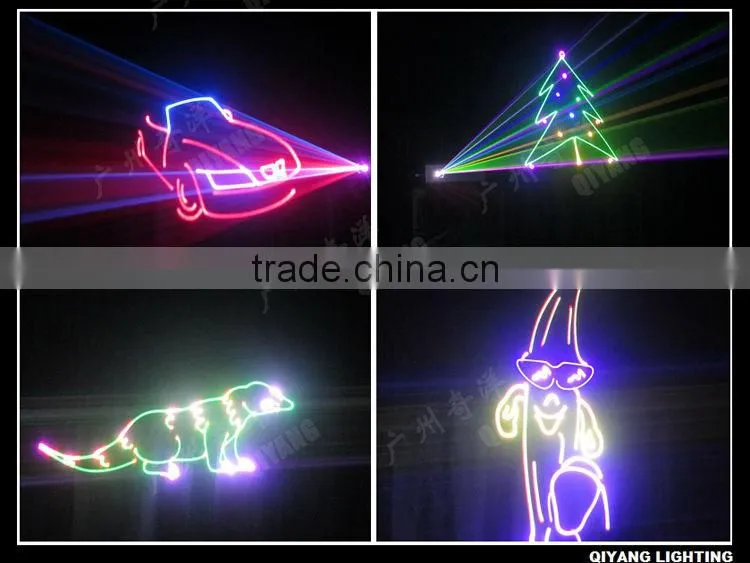 2014 Best price 25K 2000mW ILDA rgb animation laser stage lighting